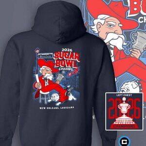 2026 Sugar Bowl Champions Ole Miss Hoodie NAVY